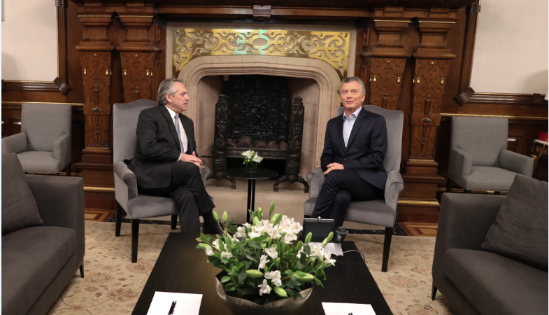 Alberto Fernandez y Mauricio Macri 785x450
